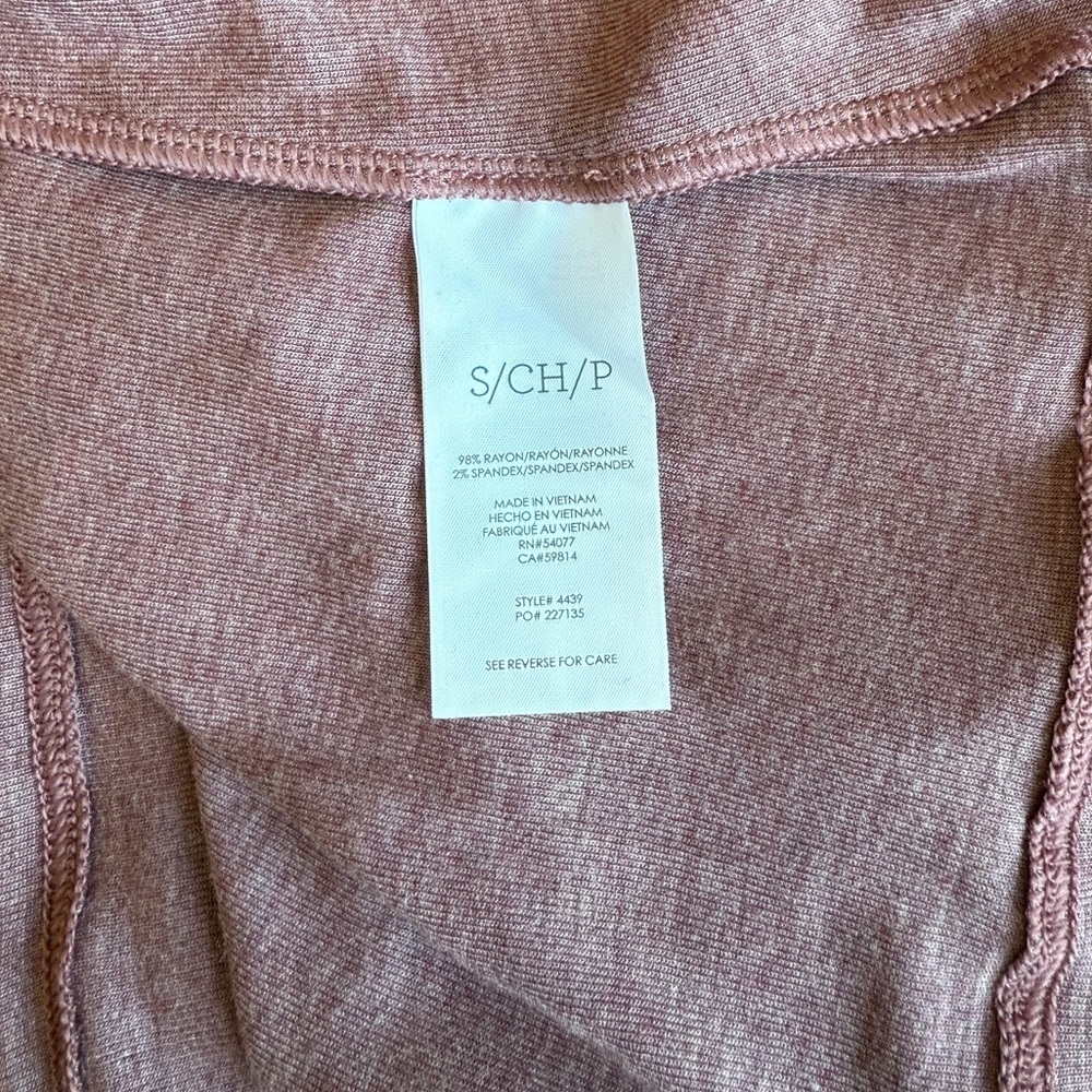 Cabi Women’s Long Sleeve Pull Over Top Style #4439 Purple Heather Size Small - Picture 6 of 7